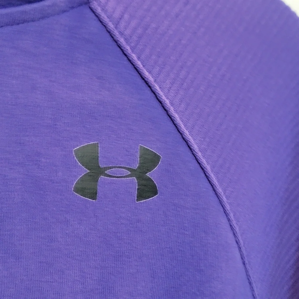 Under Armour Girls Youth MediumPurple Full Zip Hoodie